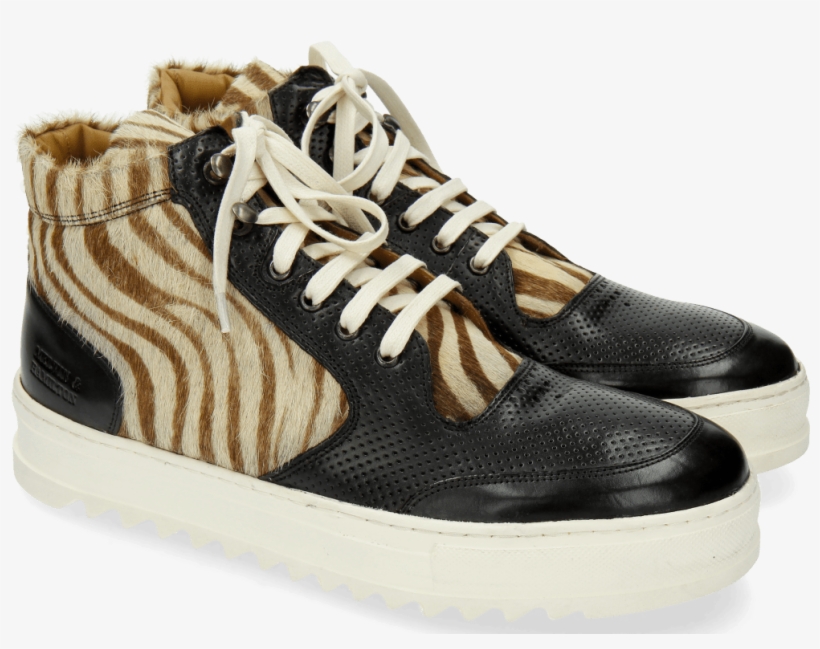 Sneakers Max 1 Perfo Hair On Black Zebra - Skate Shoe, transparent png download
