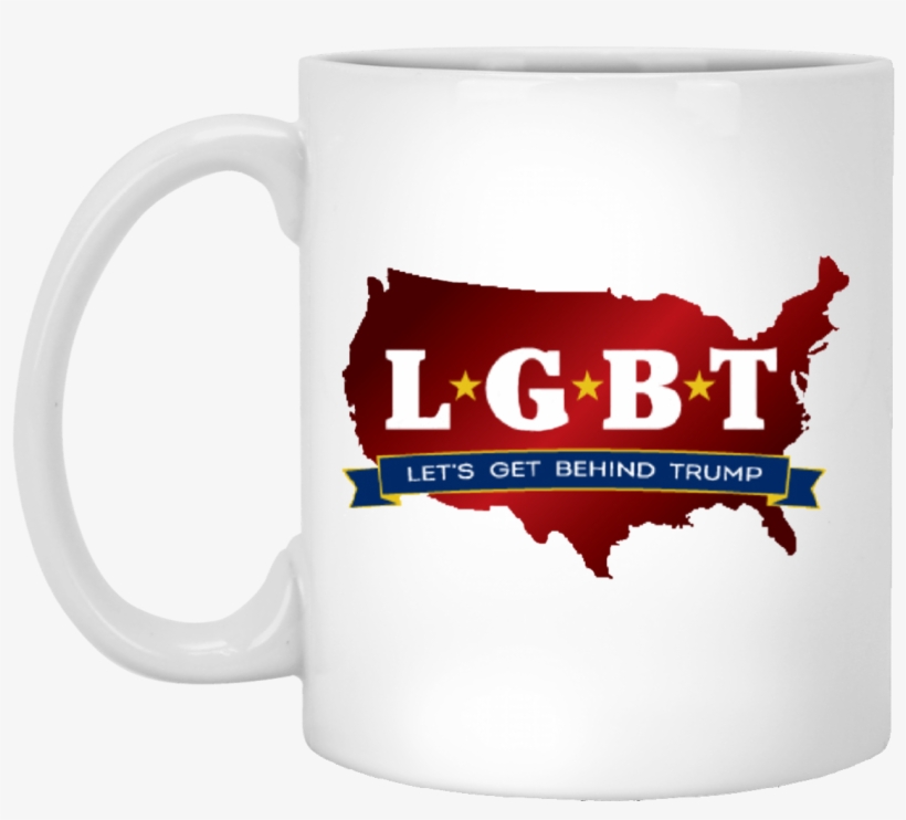 White Mug - I M With Stupid Usa Uk, transparent png download
