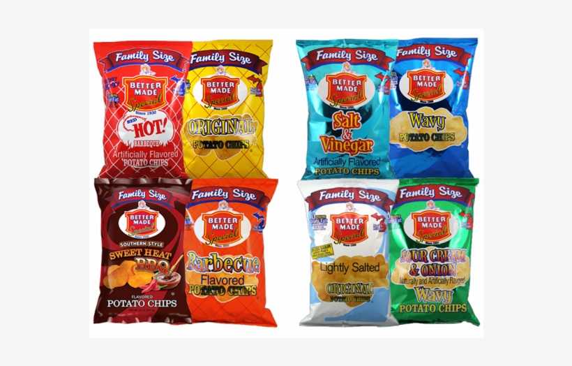 Family Size 4 Pack - Better Made Special Chips Family Size 4 Pack, transparent png download