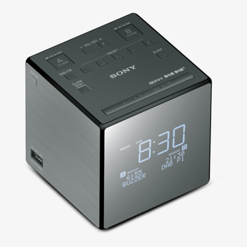 jvd alarm clock radio speaker system