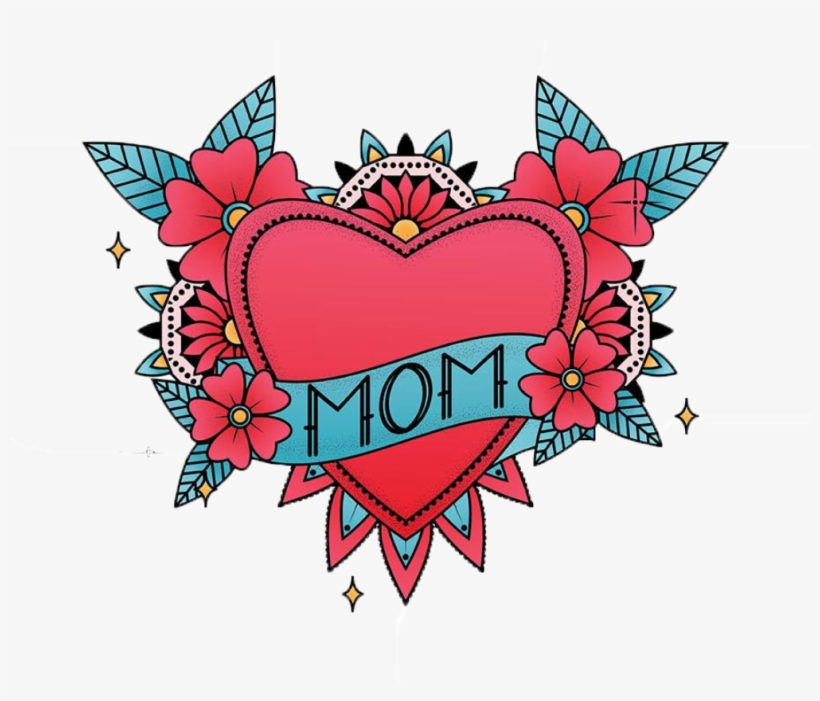 Mom Heart In Color - Heart, transparent png download
