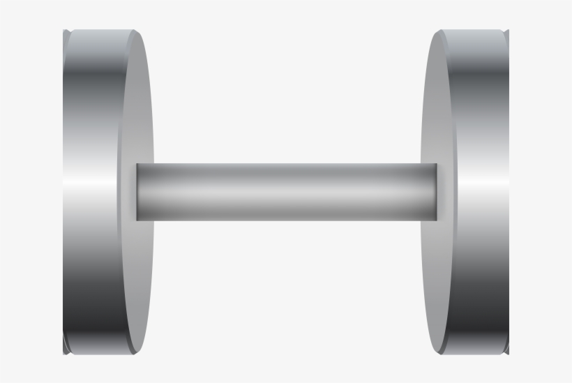 Dumbbells Clipart 55 Lb - Dumbbell, transparent png download