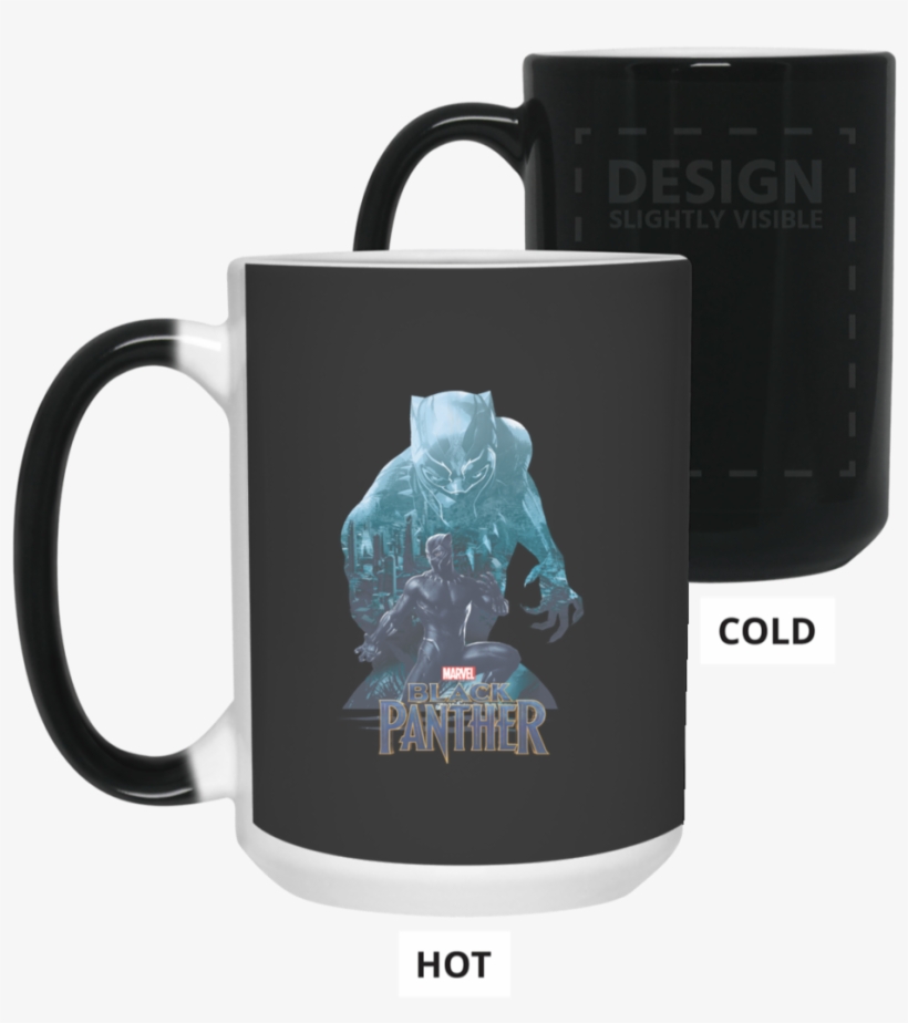 Marvel Black Panther Wakanda's Finest Color Changing - Mug, transparent png download