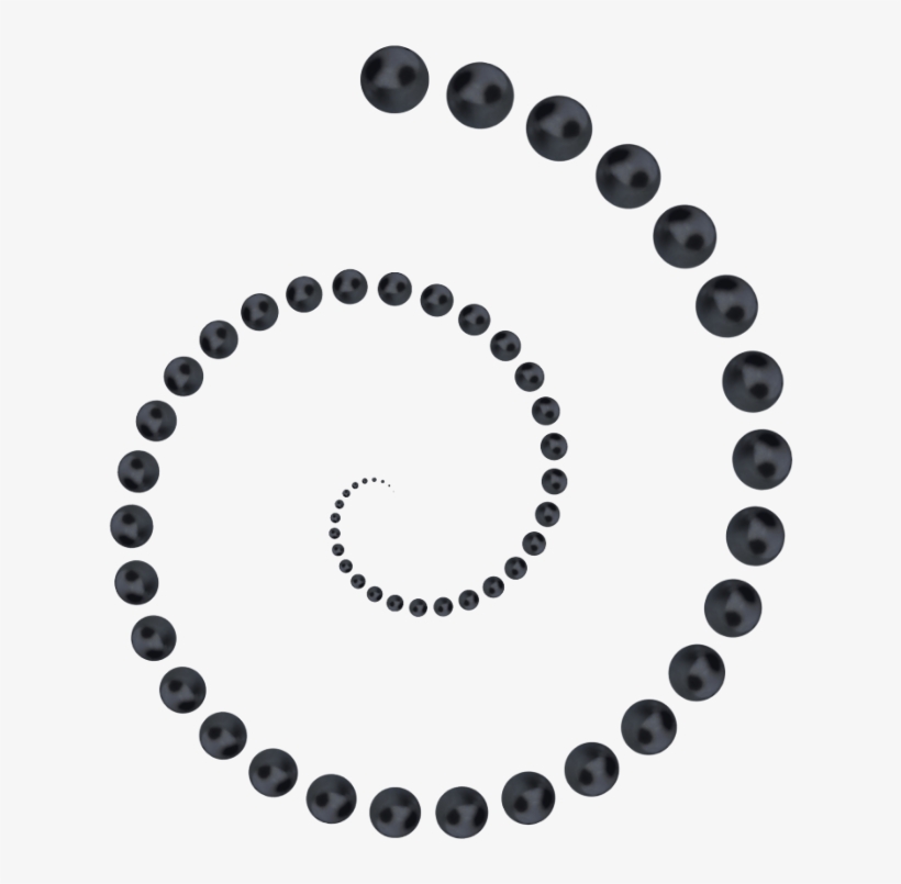 Mq Black Swirls Swirl Decorate Pearl Pearls - Commission On Crime Prevention And Criminal Justice, transparent png download