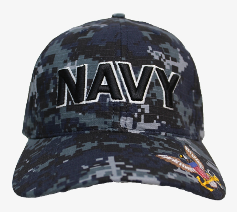 21561 - U - S - Navy Cap - Made In Usa - Navy Digital - Baseball Cap, transparent png download