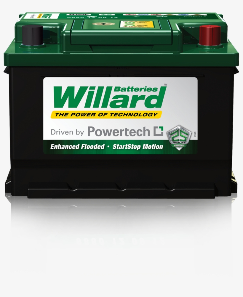 Willard Batteries Maintenance Free, transparent png download