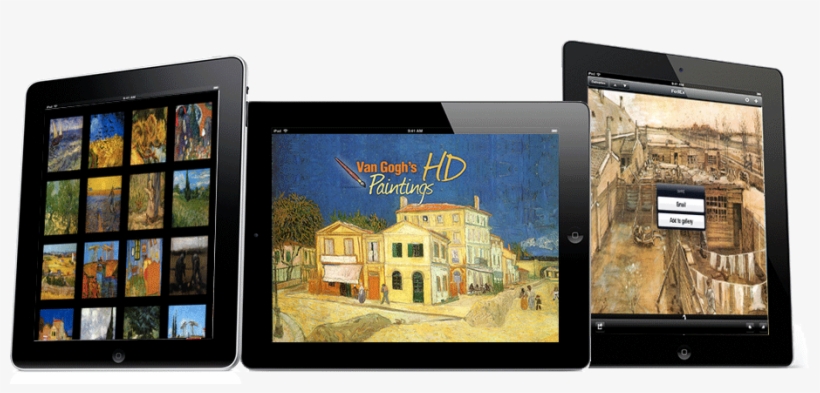 Van Gogh Paintings Hd - Tablet Computer, transparent png download