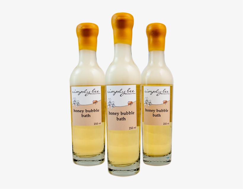 Honey Bubble Bath 250ml - Glass Bottle, transparent png download
