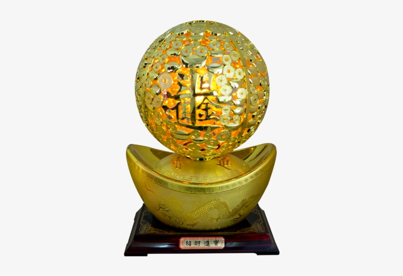 Chinese Good Luck Rotating Lamp- Sphere - Trophy, transparent png download
