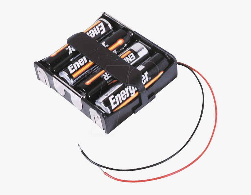 Battery Holder For 4x Aa Batteries Memory Protection - Servo Sg90 Raspberry Pi, transparent png download