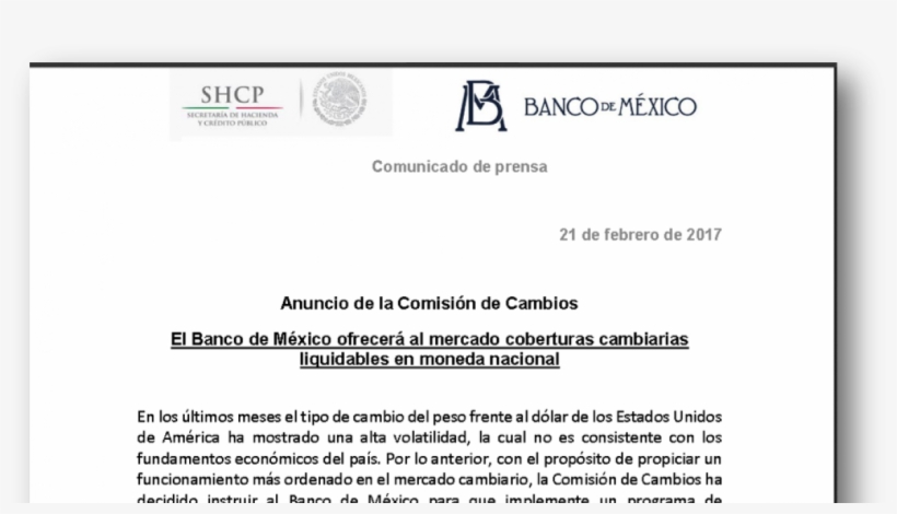 Comision-cambios - Bank Of Mexico, transparent png download