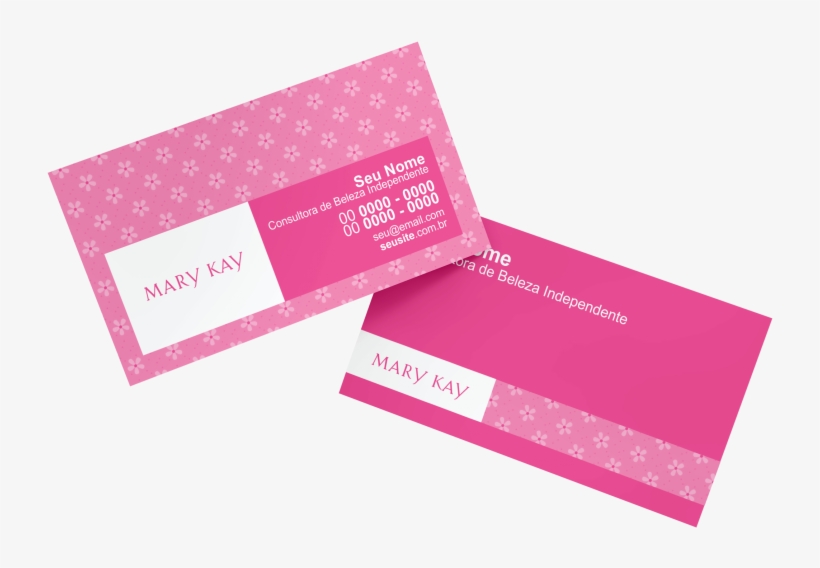Cart O De Visita Mary Kay Acesse - Paper, transparent png download