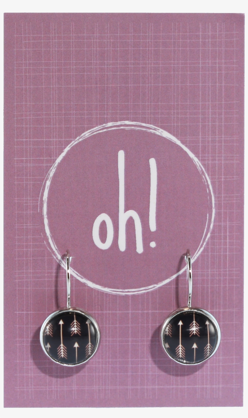 Black Arrow Earrings - Earrings, transparent png download