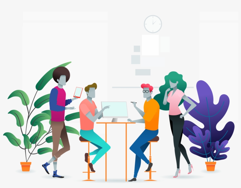 We Help You Implement Your Business Operation Software - Illustration, transparent png download