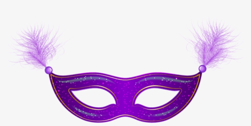 Free Png Download Purple Carnival Mask Clipart Png - Transparent Mardi Gras Mask Clipart, transparent png download