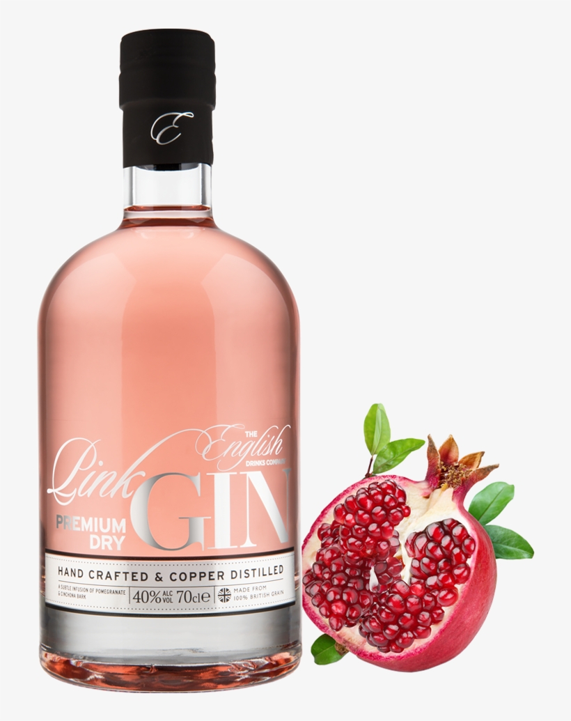 Cucumber Gin - English Drinks Co Pink Gin, transparent png download