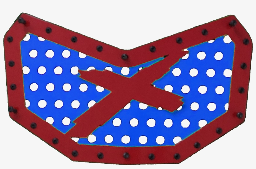 X3 Bullet Hole Grill-red - Illustration Poster Writer, transparent png download