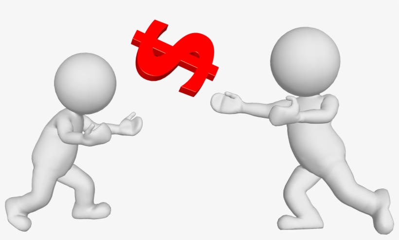 Man Throwing Money - 衝突 素材, transparent png download