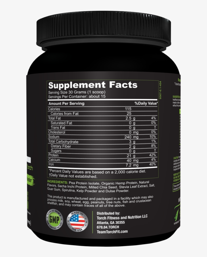 Vegan Protein Van 1lb A3 - Bodybuilding Supplement, transparent png download