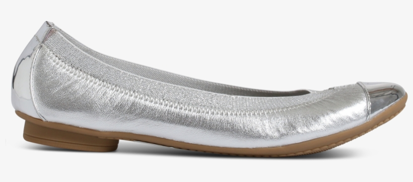 Stylesnob Ally Ballerina Flats Silver Sale 50 Size - Stylesnob Ballerina Silver, transparent png download
