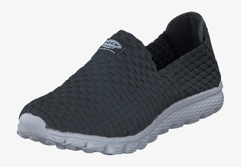 Rock Spring Orlando Black/grey 55345-03 Womens Textile - Slip-on Shoe, transparent png download