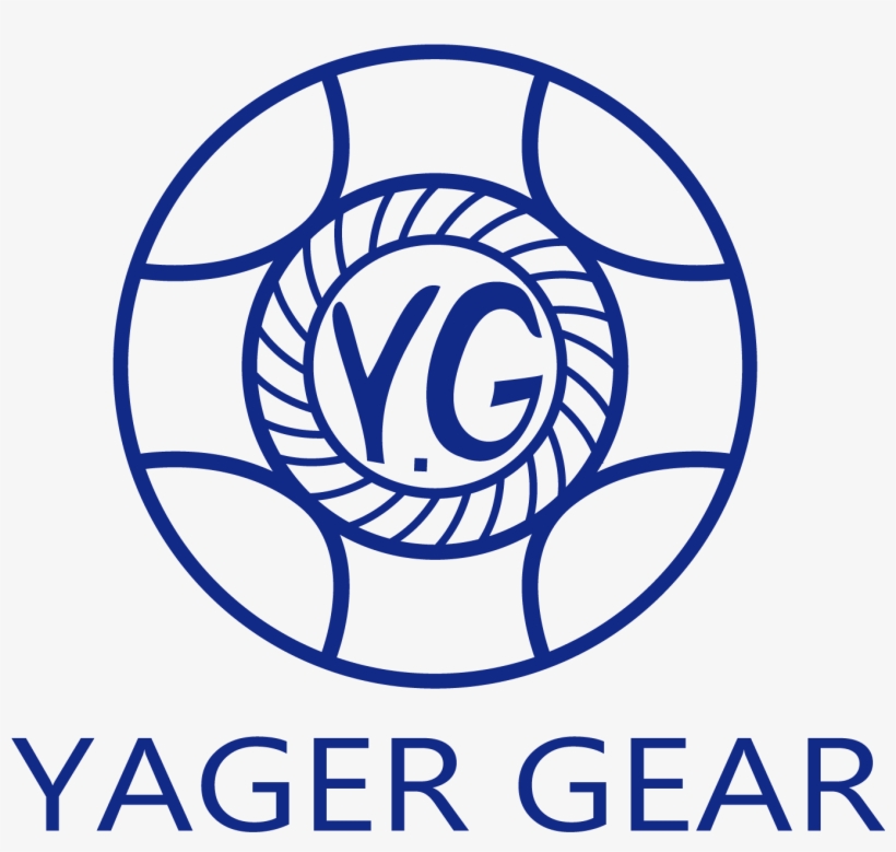 Yager Gear Logo Black - Earth, transparent png download