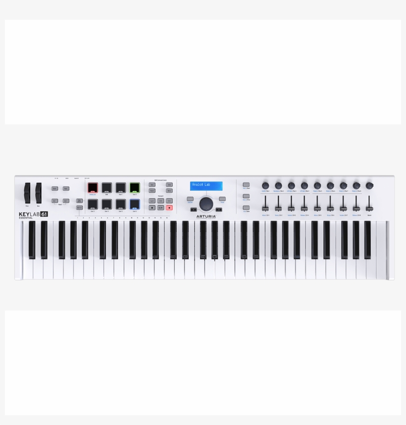 Arturia Keylab Essentials 61 Key Controller Arturia - Arturia Keylab Essential 61, transparent png download