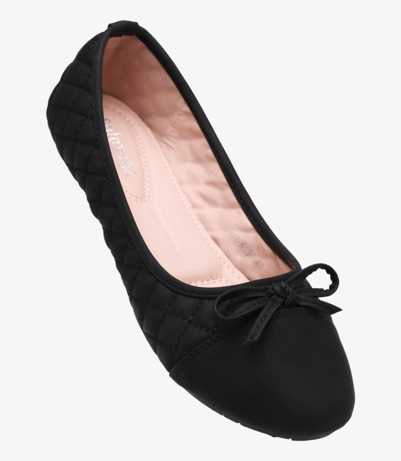 Womens Textuslipon Ballerina Shoe - Ballet Flat, transparent png download