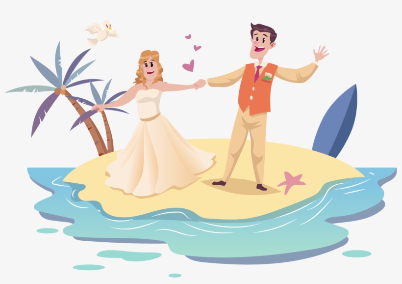 Wedding Euclidean Vector Illustration Transprent Png - Clip Art, transparent png download