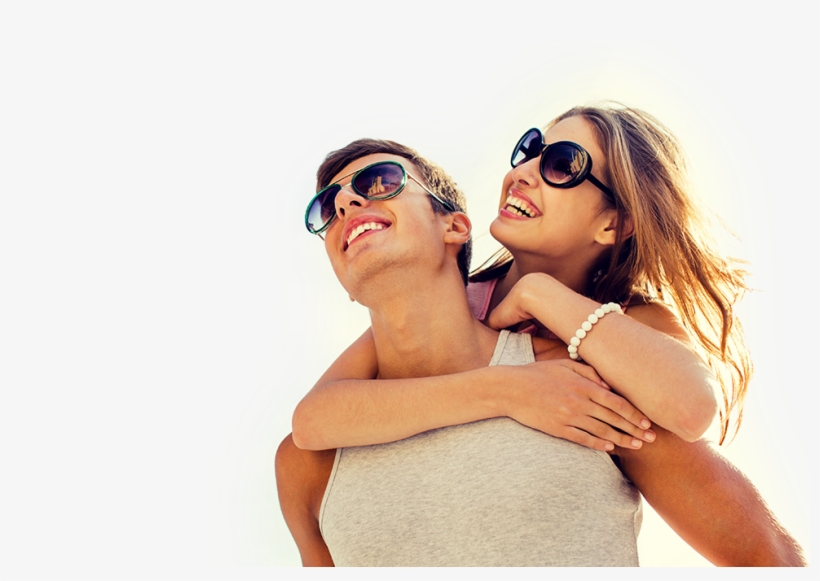 Couple - People With Sunglasses Png, transparent png download