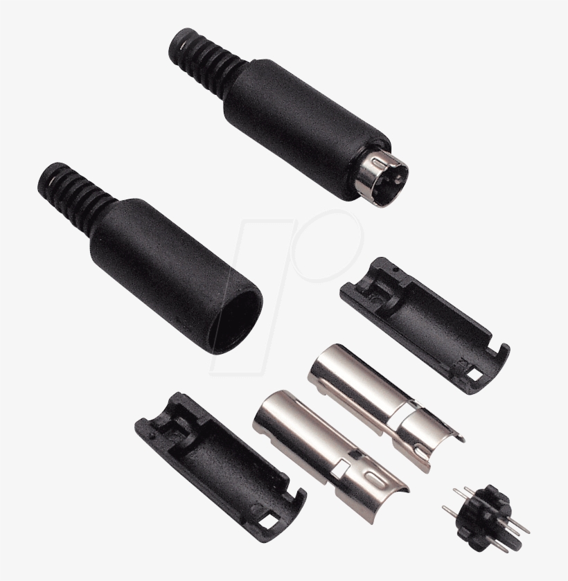 Mini Din Stecker 4 Pol - Mini Din Stecker 6 Polig, transparent png download