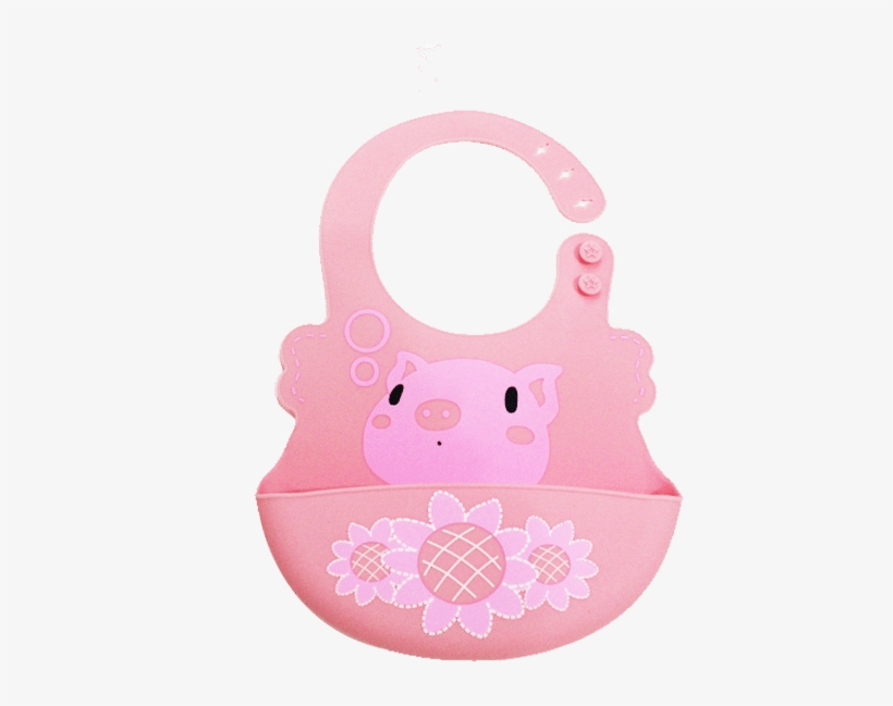 Silicone Bib Pig, transparent png download