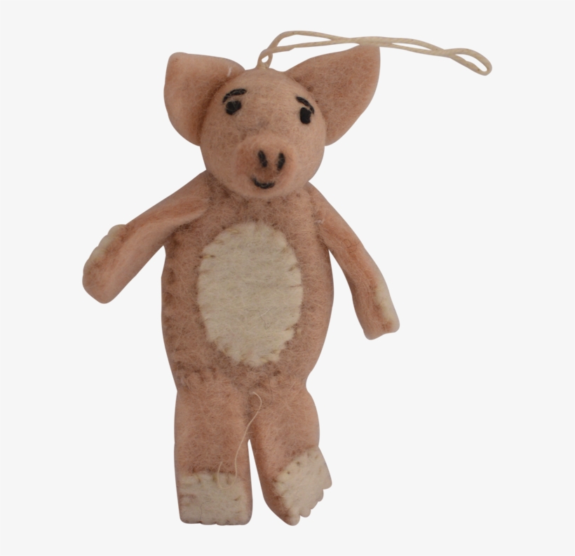 Wool Pig Finger Puppet - Stuffed Toy, transparent png download