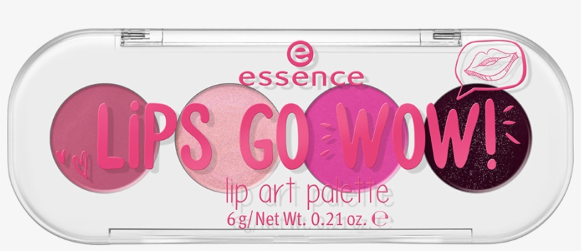 Lips Go Wow Lip Art Palette - Poster, transparent png download