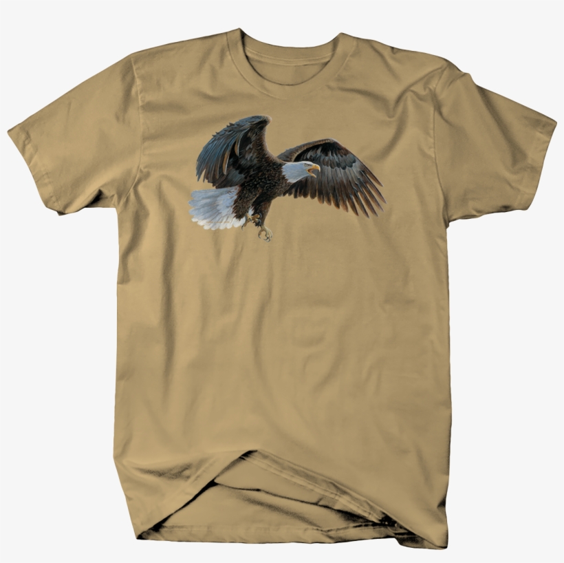 American Eagle Flying Patriotic Freedom Custom Tshirt - Shirt, transparent png download