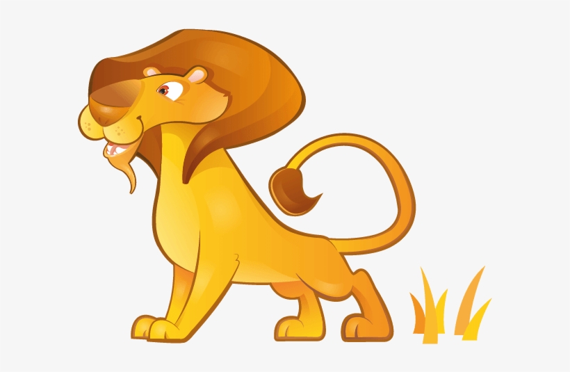 Lion - Cartoon, transparent png download