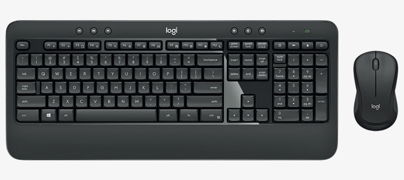 Logitech Mk540 Advanced Wireless Keyboard And Mouse - Logitech Mk540 Wireless Keyboard And Mouse, transparent png download