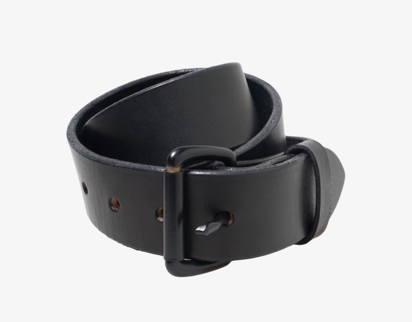 Tanner Goods- Standard Black Belt With Black Buckle - Belt, transparent png download
