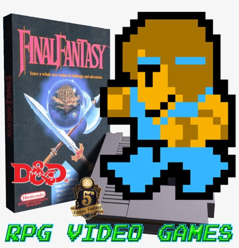 Final Fantasy D&d 5e Black Belt - Final Fantasy Nes, transparent png download