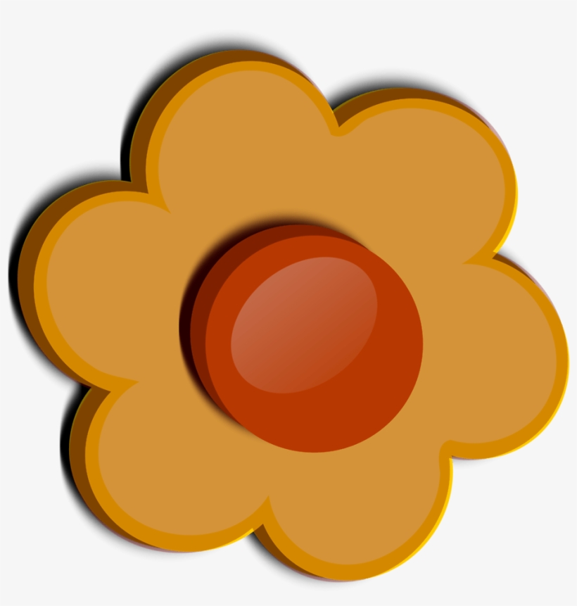 Orange Transparent Flower Clip Art, transparent png download