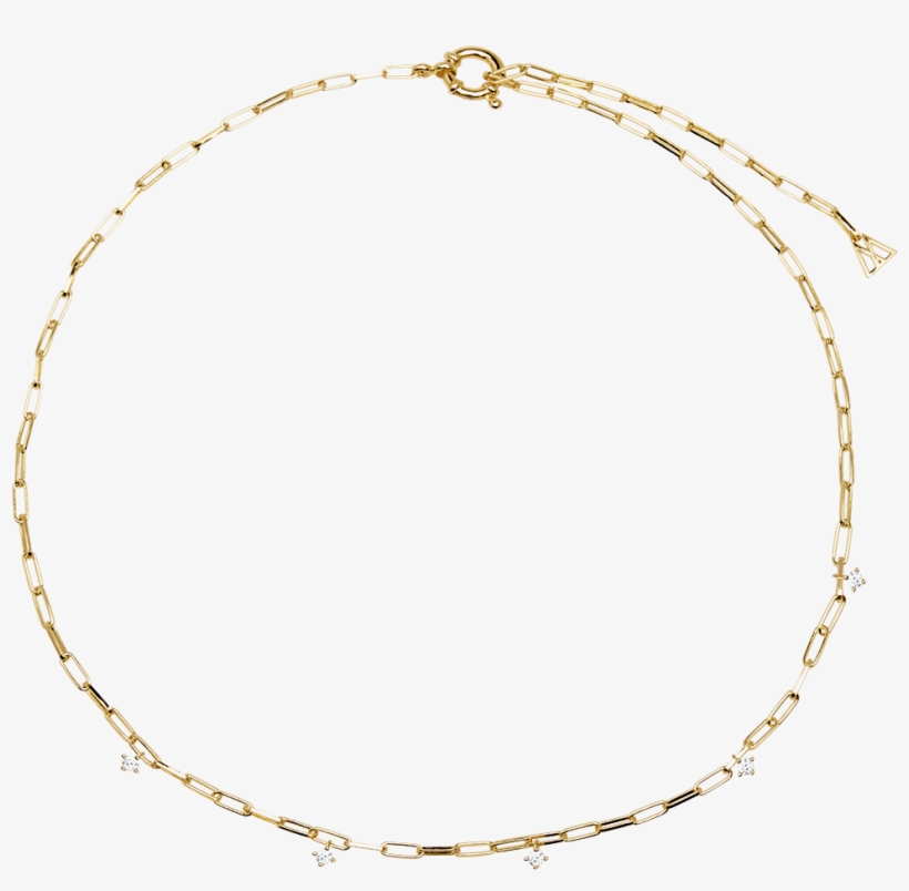 Gina Gold Necklace - Necklace, transparent png download