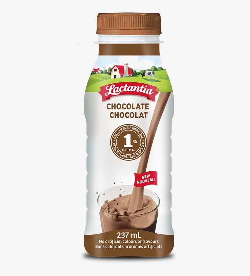 Lactantia Chocolate 1% Milk 237ml, transparent png download