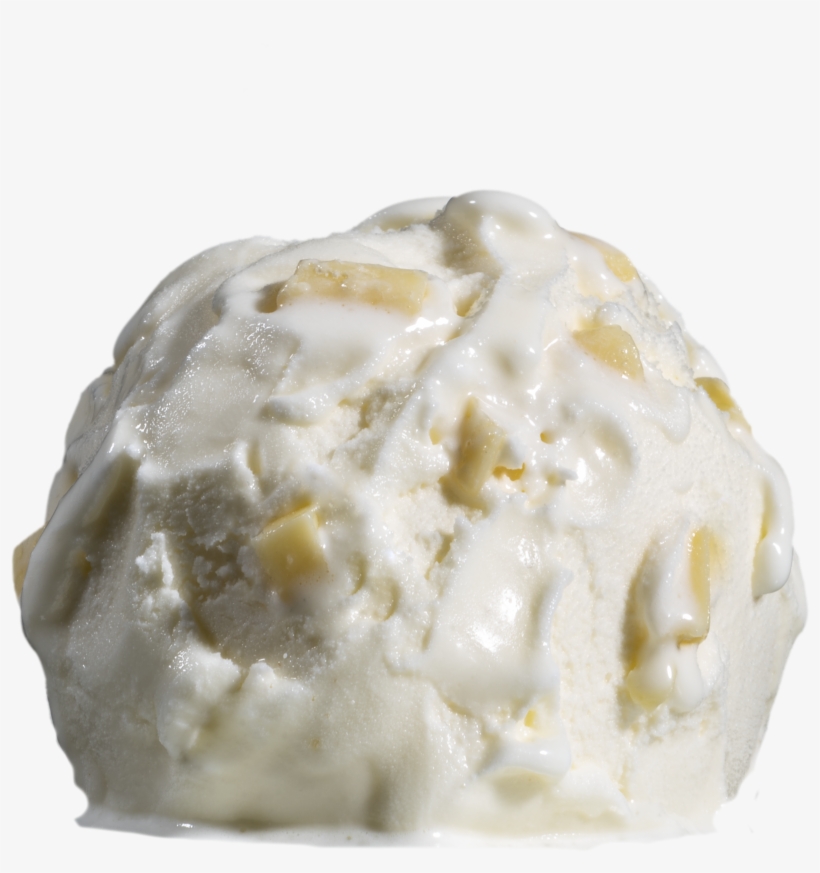 Chunky White Chocolate Ball - Ice Cream, transparent png download