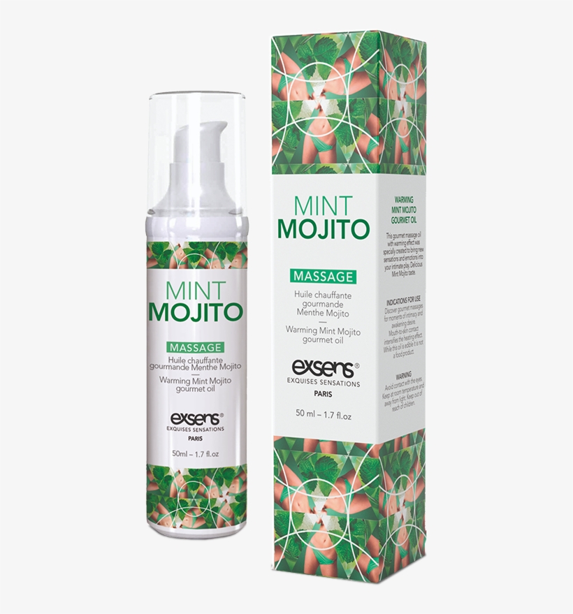 Mint Mojito Gourmet Warming Massage Oil - Mojito, transparent png download