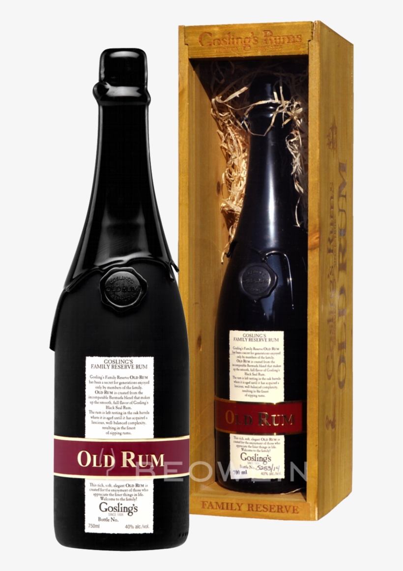Goslings Family Reserve Old Rum 0,7 L - Goslings Old Rum Png, transparent png download
