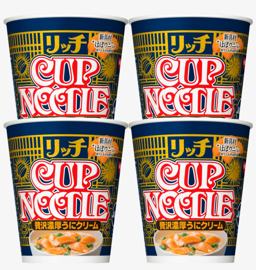 Rich Cup Noodle Sea Urchin Uni Cream Flavor Ramen 72g - Sea Urchin Cup Noodle, transparent png download