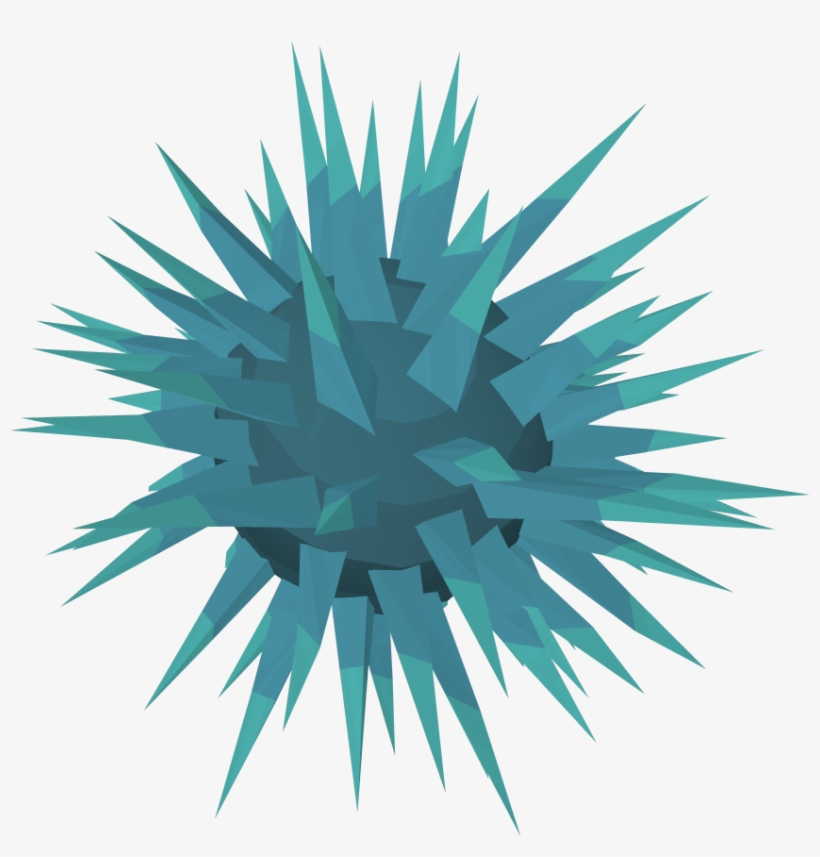 Detailed - Sea Urchin Crystal, transparent png download