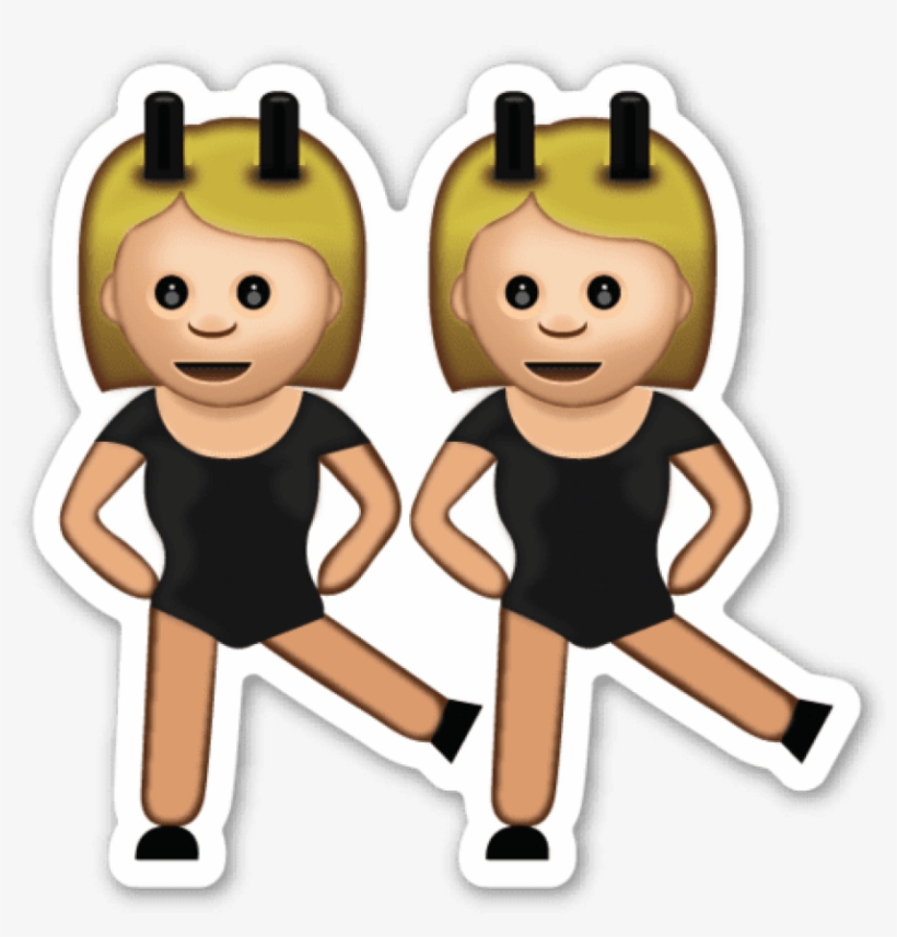 Free Png Download Emoji Twins Png Images Background - Dancing Twins Emoji Png, transparent png download