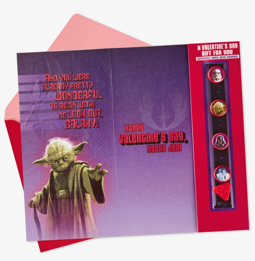 Star Wars™ Darth Vader™ Valentine's Day Card With Link'emz, transparent png download