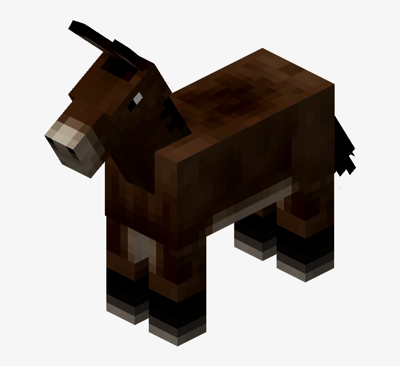 Mule - Minecraft Donkey Png, transparent png download